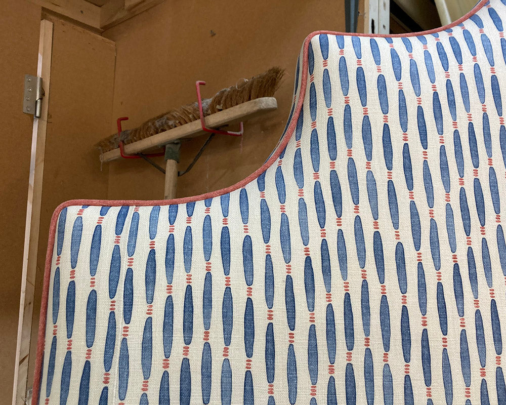 Kingsize Samson Headboard Linwood Smocked Moby