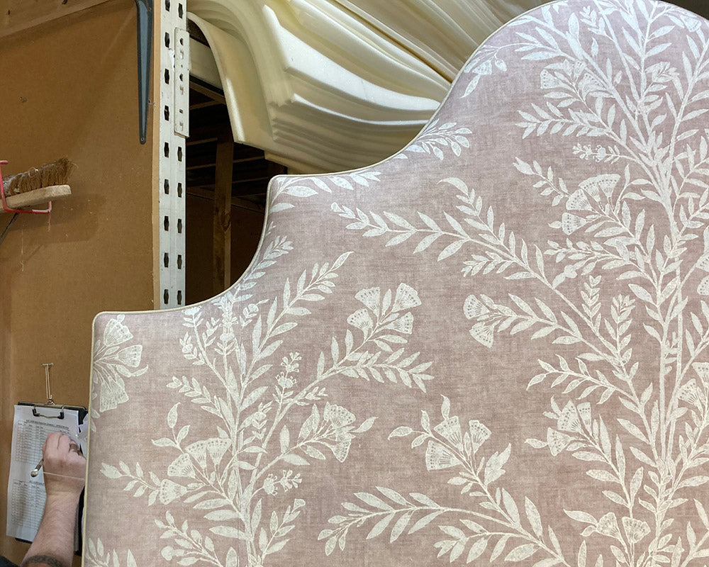 Super King Samson Headboard Lewis & Wood Fan Flower Rose