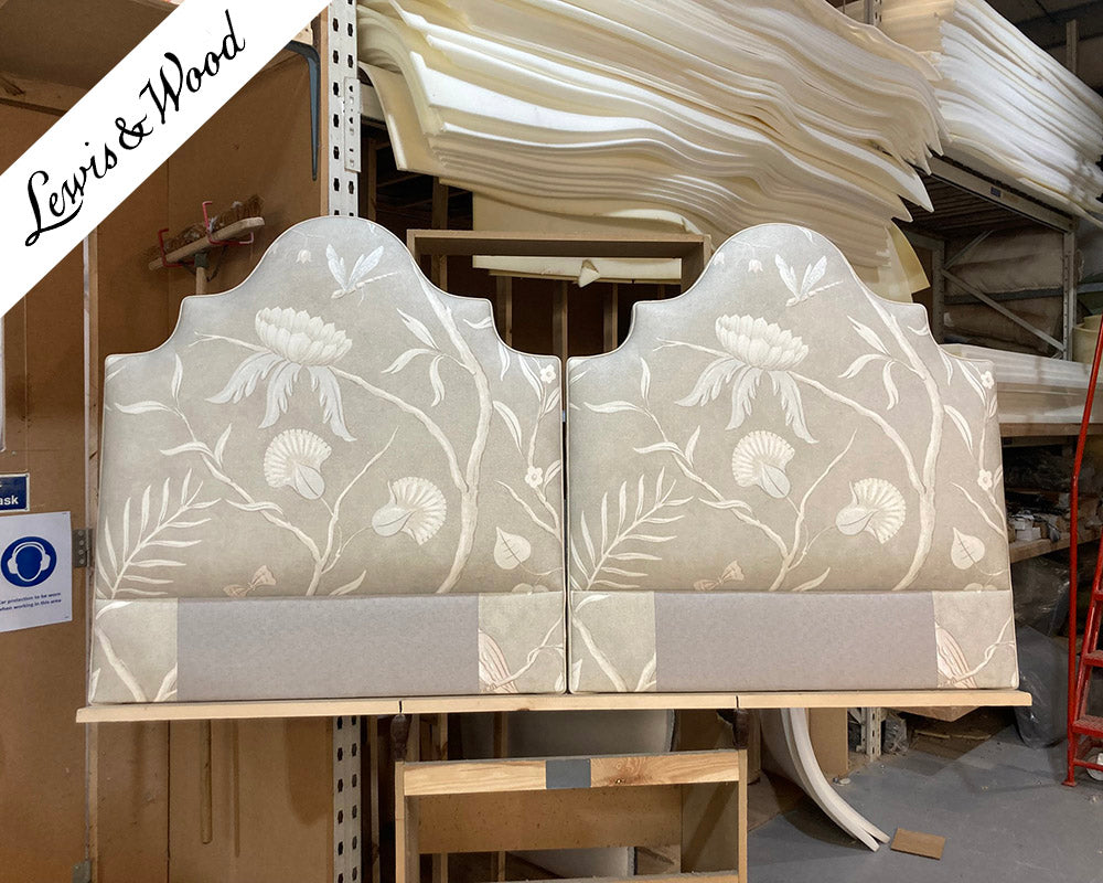 Twin Single Samson Headboards Lewis & Wood Adams Eden Pumice